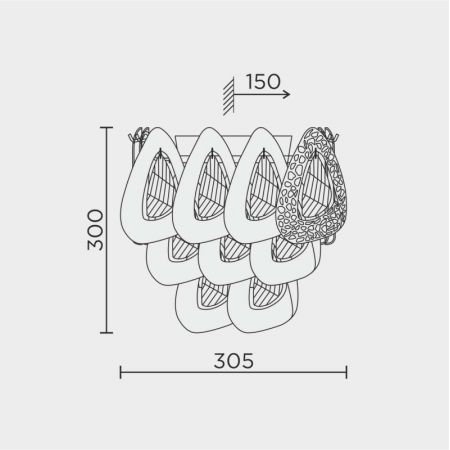 Бра MODELUX ML.6775.305 GD