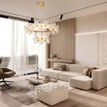 Подвесная люстра MODELUX MDL.89092.1000.500HC GD