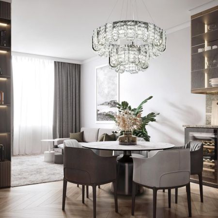 Каскадная люстра MODELUX ML.755.36 CR