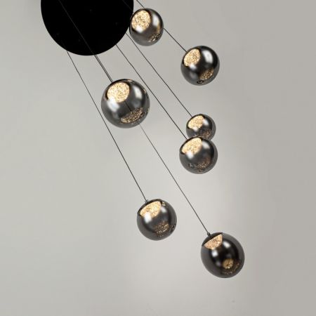 Каскадная люстра MODELUX ML.2338.7 BK