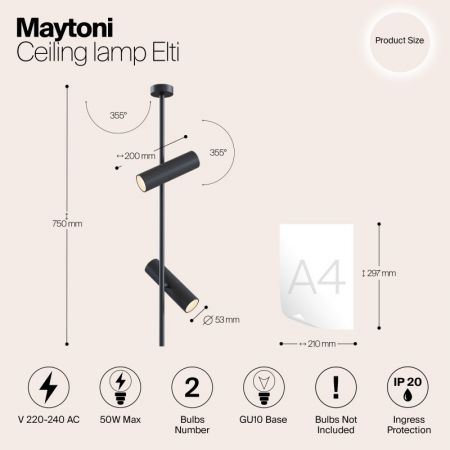 Спот Maytoni C021CL-02B