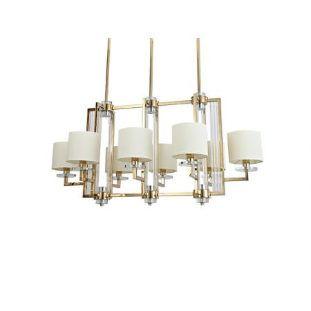 Подвесная люстра Newport 35408/S gold без абажуров