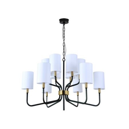 Подвесная люстра Newport 35212/C black+brass