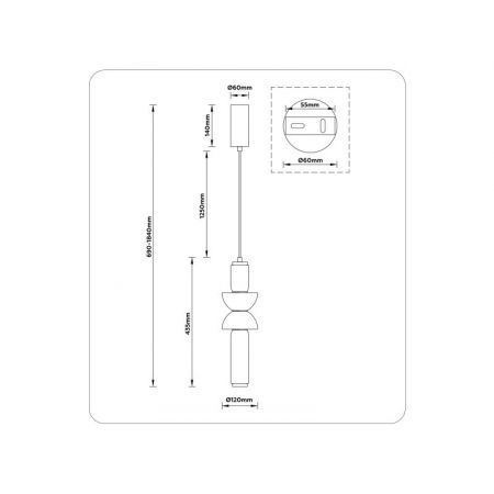Подвесной светильник Ambrella Light LH11021