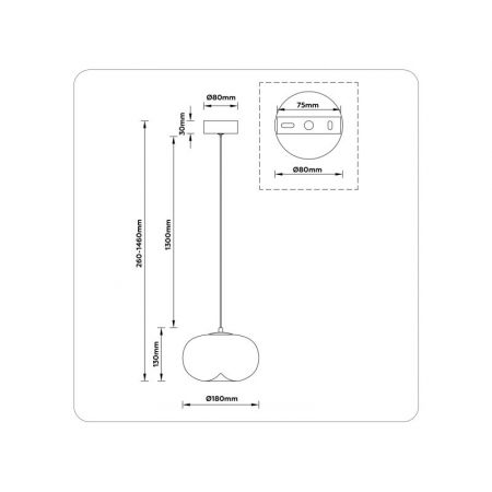 Подвесной светильник Ambrella Light LH11082