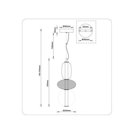 Подвесной светильник Ambrella Light LH11008