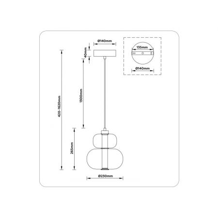 Подвесной светильник Ambrella Light LH11052