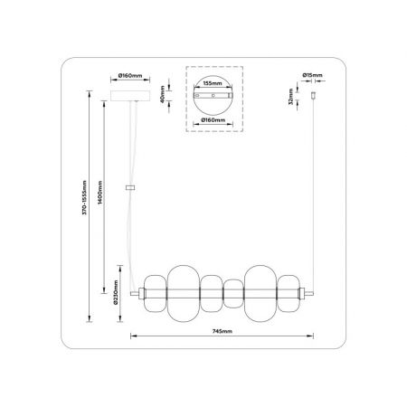 Подвесной светильник Ambrella Light LH11072