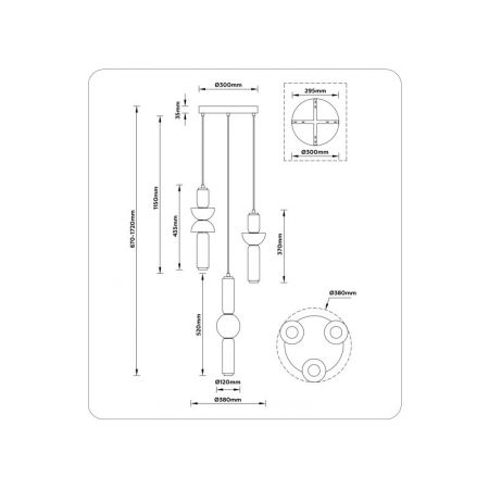 Подвесной светильник Ambrella Light LH11026