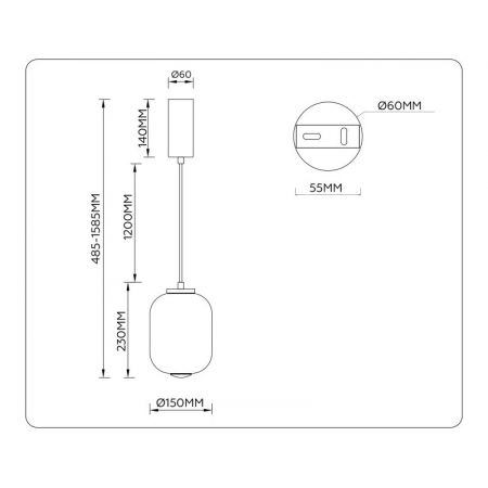 Подвесной светильник Ambrella Light LH11031