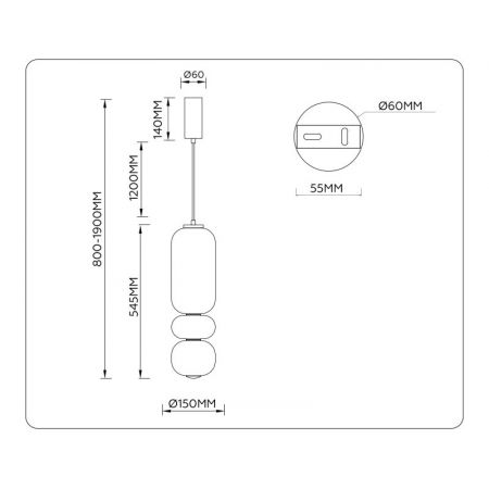 Подвесной светильник Ambrella Light LH11033