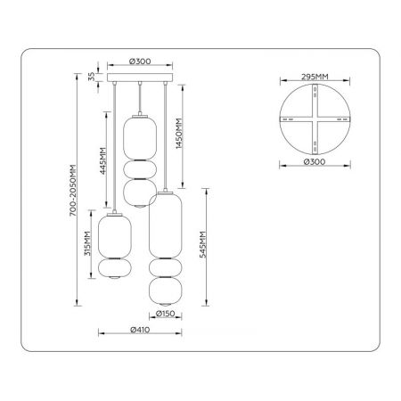 Подвесной светильник Ambrella Light LH11036