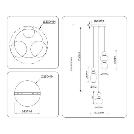 Подвесной светильник Ambrella Light LH53143