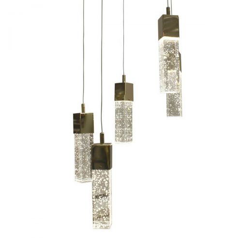 Подвесная светодиодная люстра Kink Light Аква 08510-5A,33(3000К)