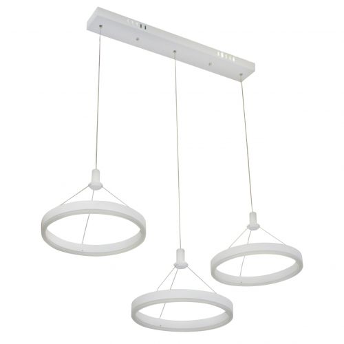08205-3A,01(4000K) Подвес Тор на планке белый w70*30 h120 Led 54W (4000K)
