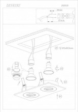 Встраиваемый светильник DK2020-WH