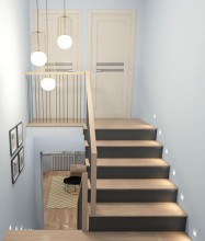 Подсветка ступеней лестницы DK1016-WH