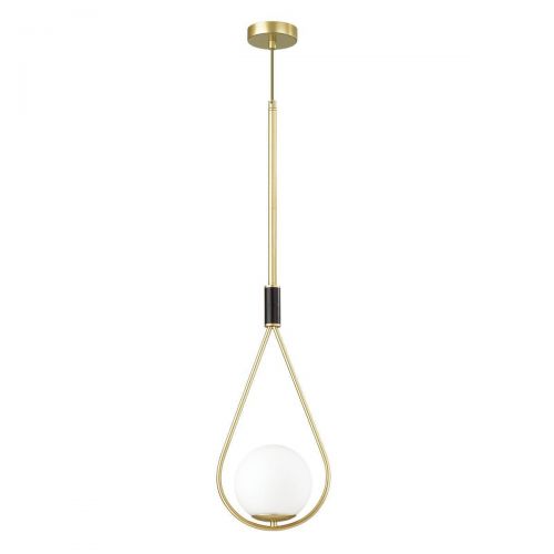 4810/1 PENDANT ODL21 447 золтой/черный/белый Подвес E14 1*40W FLARI