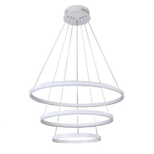08223,01A(4000K) Подвес диммируемый Тор белый d80+60+40 h160 Led 110w (4000K)