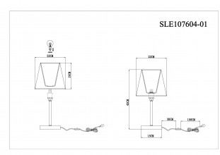 Настольная лампа Evoluce SLE107604-01