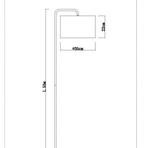 Торшер A5024PN-1PB
