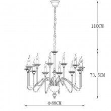 Подвесная люстра Divinare 1021/02 LM-12