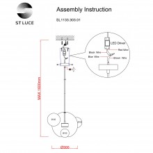 Подвесной светильник ST-Luce SL1133.303.01