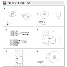 Светильник для ступеней ST-Luce SL9501.501.01