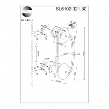 Бра ST-Luce SL6102.321.30