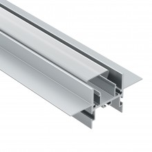 Алюминиевый профиль для натяжного потолка с рассеивателем 72мм x 35мм х 2000 мм