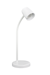 МТ2005 (белый. Настольный светильник на основании 12Вт.GU10.Высота гибкой стойки 41 см.(лампа в комп