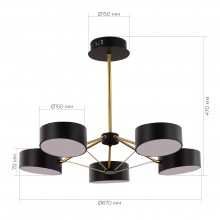 Люстра на штанге Evoluce SLE6005-402-05