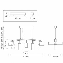 Подвесная люстра Lightstar LR735363872