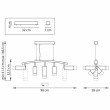 Подвесная люстра Lightstar LR7353728731