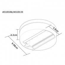 Шинопровод одноместный A510106