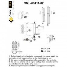 Бра Omnilux OML-69411-02