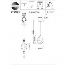 Подвесной светильник ST-Luce SL1188.303.01
