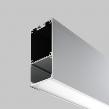 Алюминиевый профиль подвесной -накладной 35x66 ALM-3566-S-2M