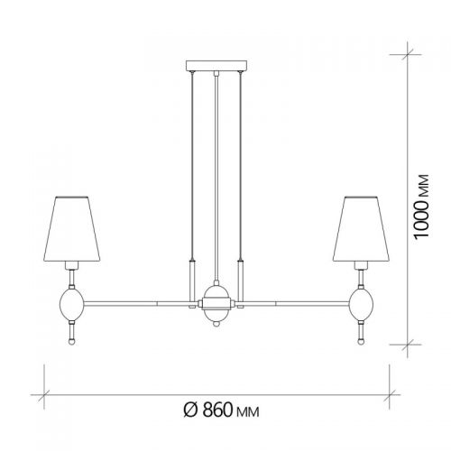 Escada 2106/8S E14*40W Nickel