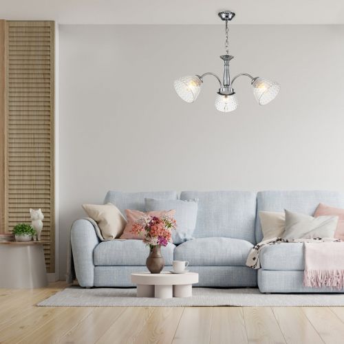 Escada 658/3PL E27*40W Chrome