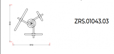 Подвесной Светильник ZORTES JESSY ZRS.01043.03 Мощность-45Вт Тип лампы: Встроенный  Встроенный LED