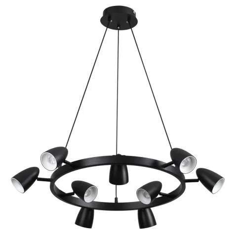 8237/9 COMFI черный, металл Светильник подвесной GU10 9*35W 220V ILMINA