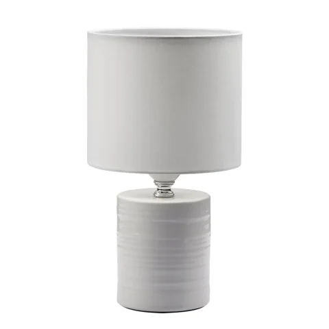 LUMION 8144/1T MODERNI LN25 000 белый, керамика/текстиль Настольная лампа Е27 1*60W 220V TUALA