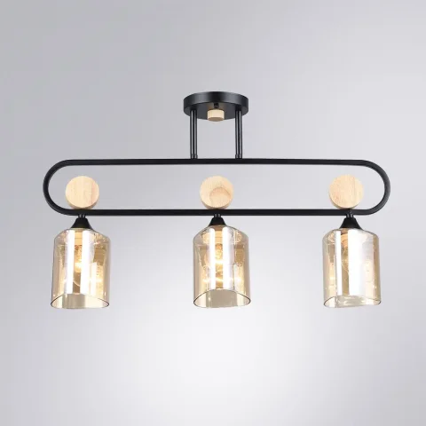 Потолочная люстра Arte Lamp GLAMORE A5076PL-3BK