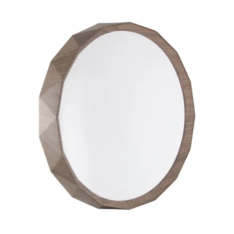7637/DLN SN Светильник LED 48Вт 3000/4000/6000К D385 IP43 CCT ZIF WOOD