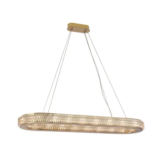 Подвесная люстра Newport 8560/100 C oval gold polished