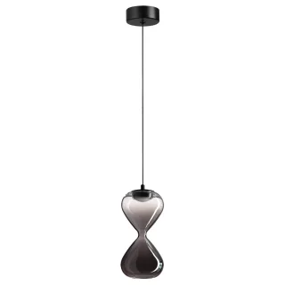 ODEON LIGHT 5092/4L PENDANT ODL25 415 черный/прозрачн/дымчатый градиент/металл/стекло Подвес LED 4W 