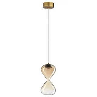 ODEON LIGHT 5093/4LA PENDANT ODL25 415 античн.бронза/янтарный градиент/прозрачн./металл/стекло Подве