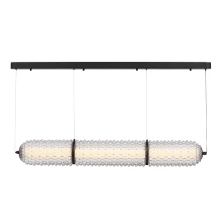 SL6144.413.01 Светильник подвесной ST-Luce черный/прозрачный LED 1*37W 4000K
