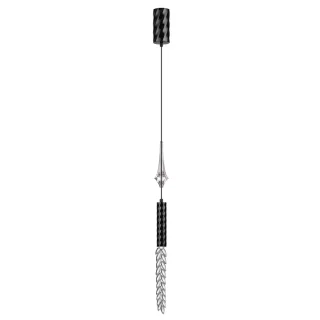 ODEON LIGHT 5459/4L L-VISION ODL_EX26 черный глянцевый/прозрачн./металл/стекло/эпоксидная смола Подв